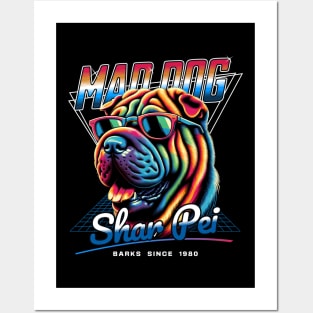 Mad Dog Shar Pei Posters and Art